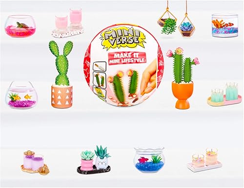 Miniatura 2 de Game Party Miniverse Make It Mini Lifestyle Mystery Set  Paquete de bolas ciegas con decoración misteriosa para el hogar, juguete de bricolaje, más