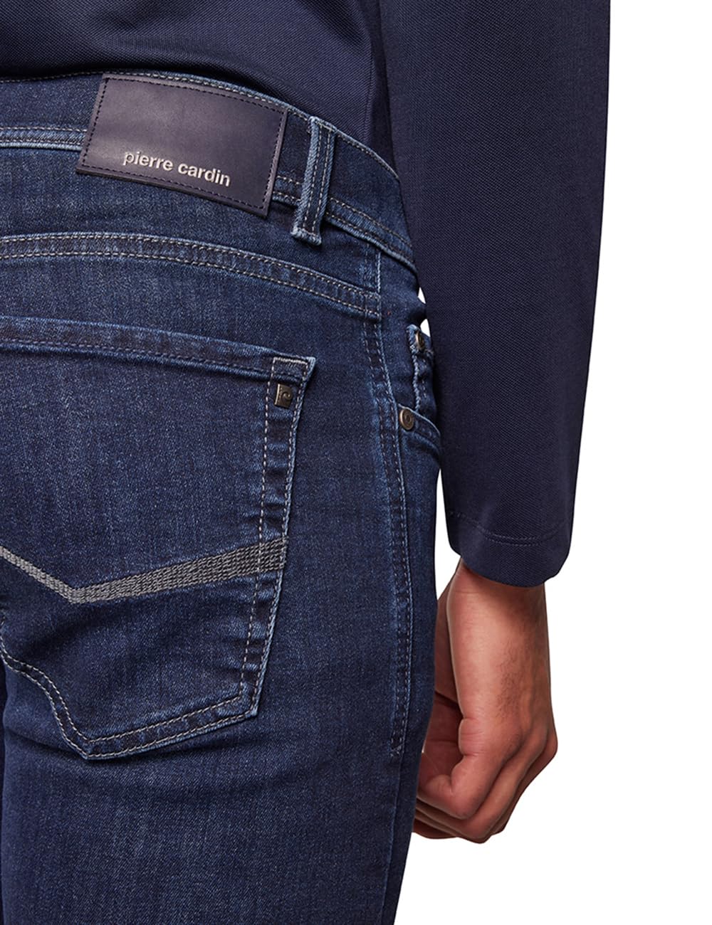 Pierre Cardin Herren Jeans Lyon Tapered | Männer Hose | Tapered Fit | Dark Blue Fashion Vintage Washed