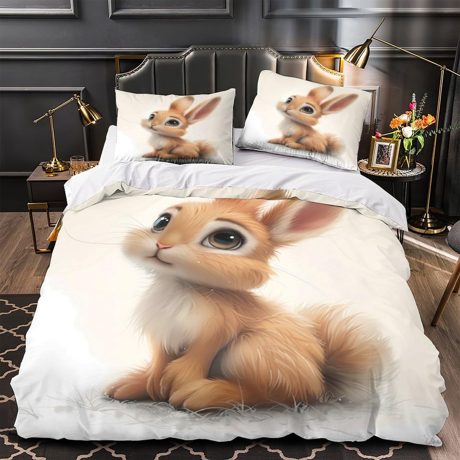 Housse de couette taureau mignon pour transformer la chambre d'enfant