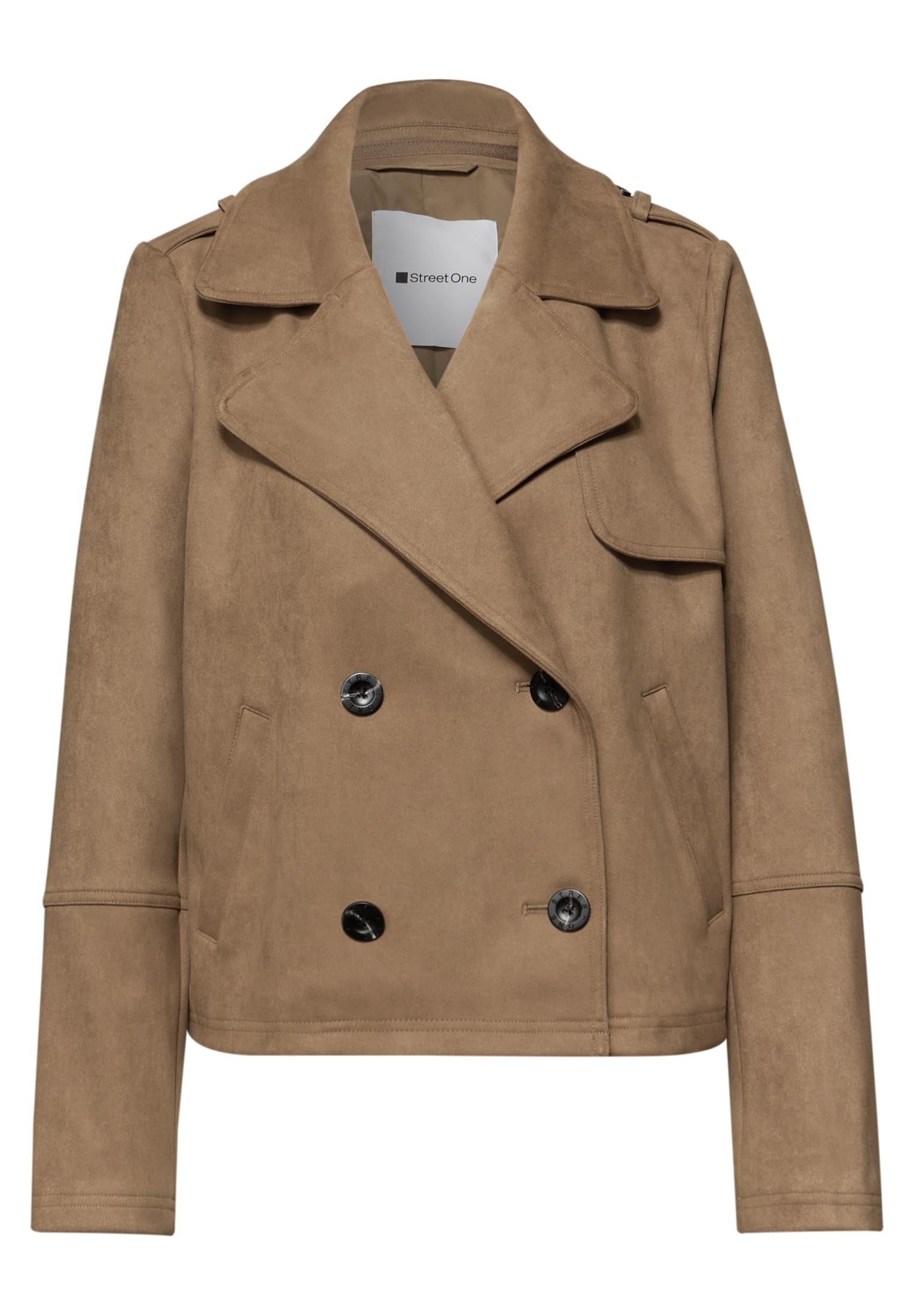 Street One Damen 2005511 Trenchcoat aus Velours (1er Pack)