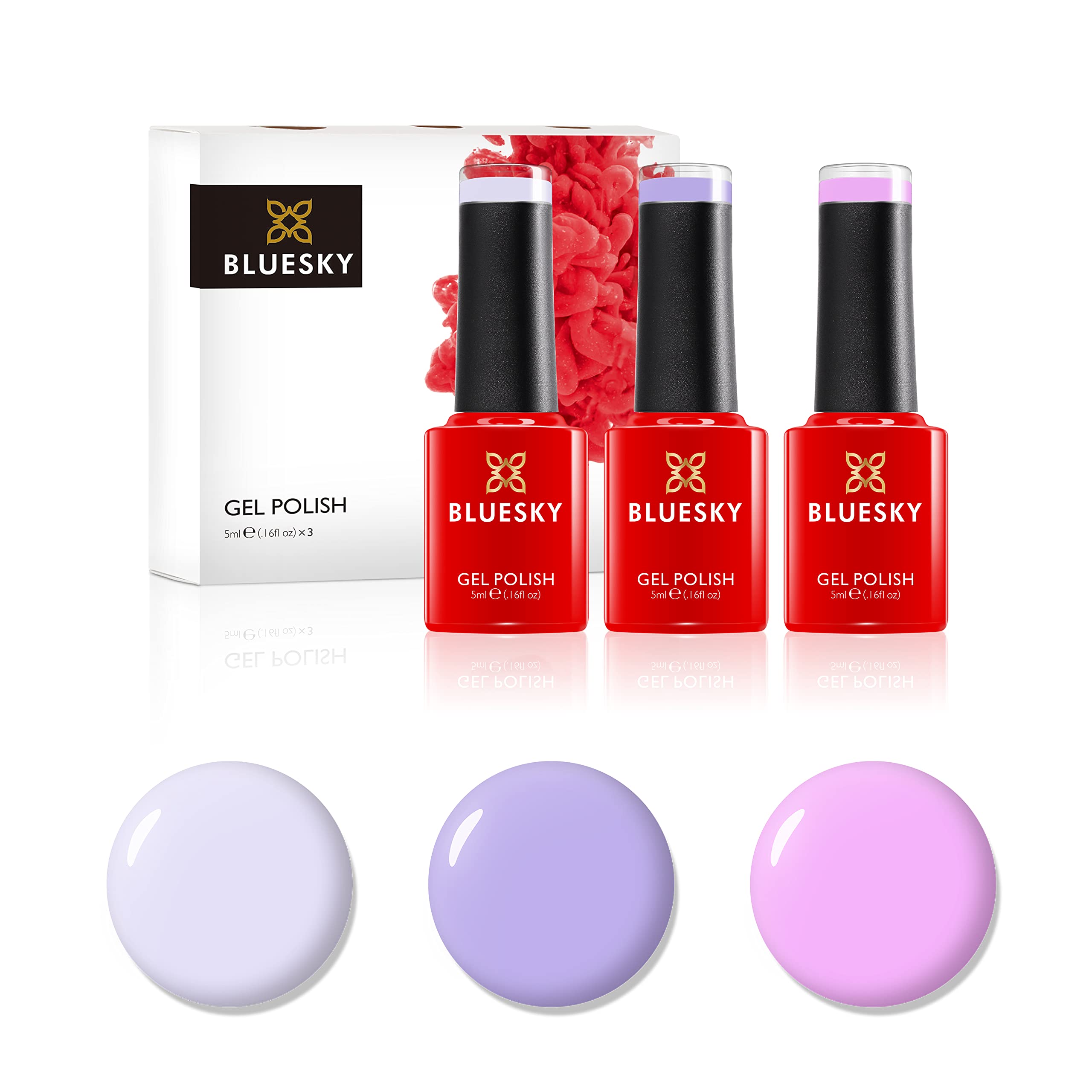 Bluesky Gel Nail Polish, Primrose Yellow 80566, Light, Primrose,Yellow Long Lasting, Chip Resistant, 10 ml (Requires Drying Under UV LED Lamp) — view 93