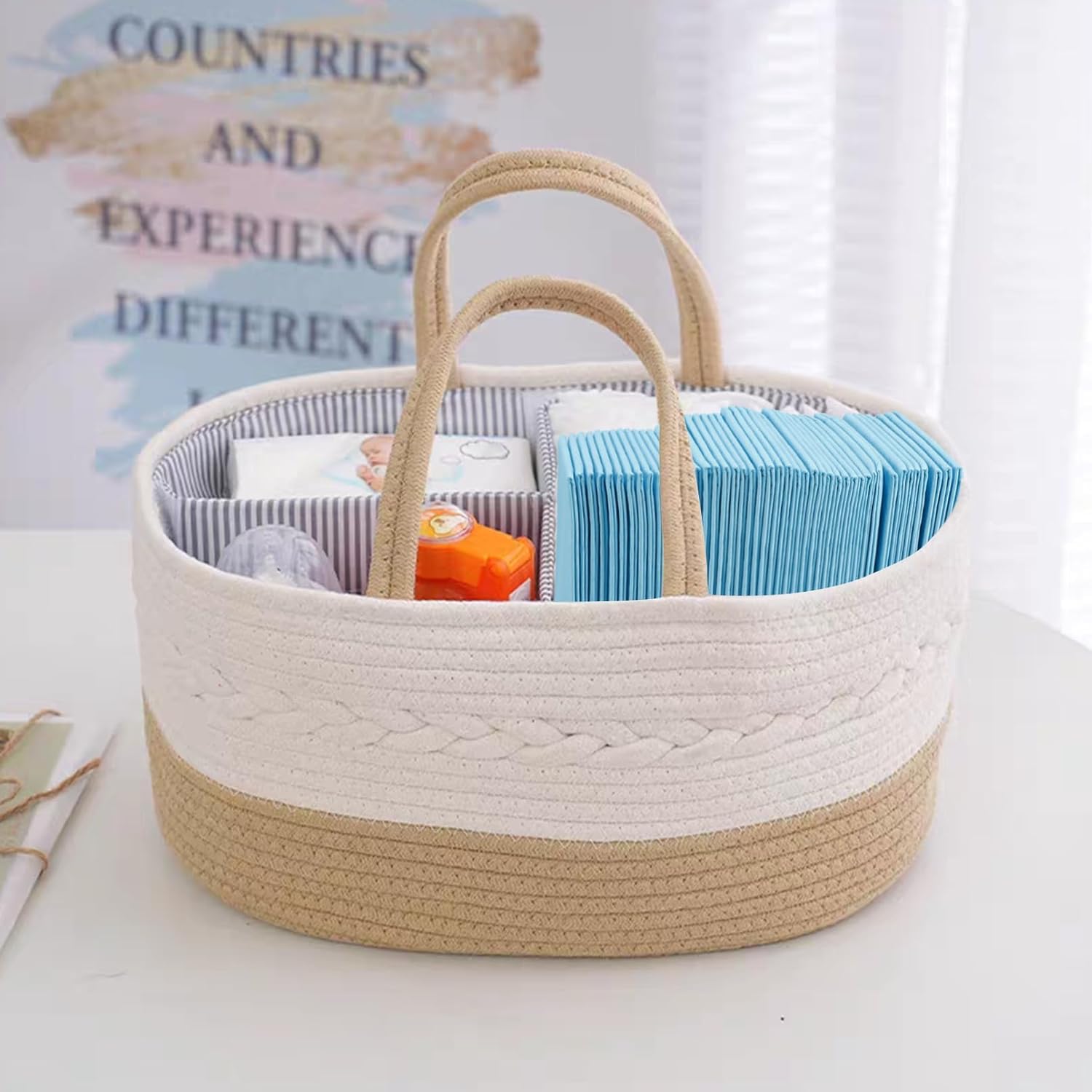 50 Stück Wickelunterlage Einweg, 45 x 60 cm Baby Wickelauflage für Unterwegs, Baby Changing Mat, Inkontinenzunterlage Wickelunterlage Einweg, Weich, saugfähig und wasserdicht