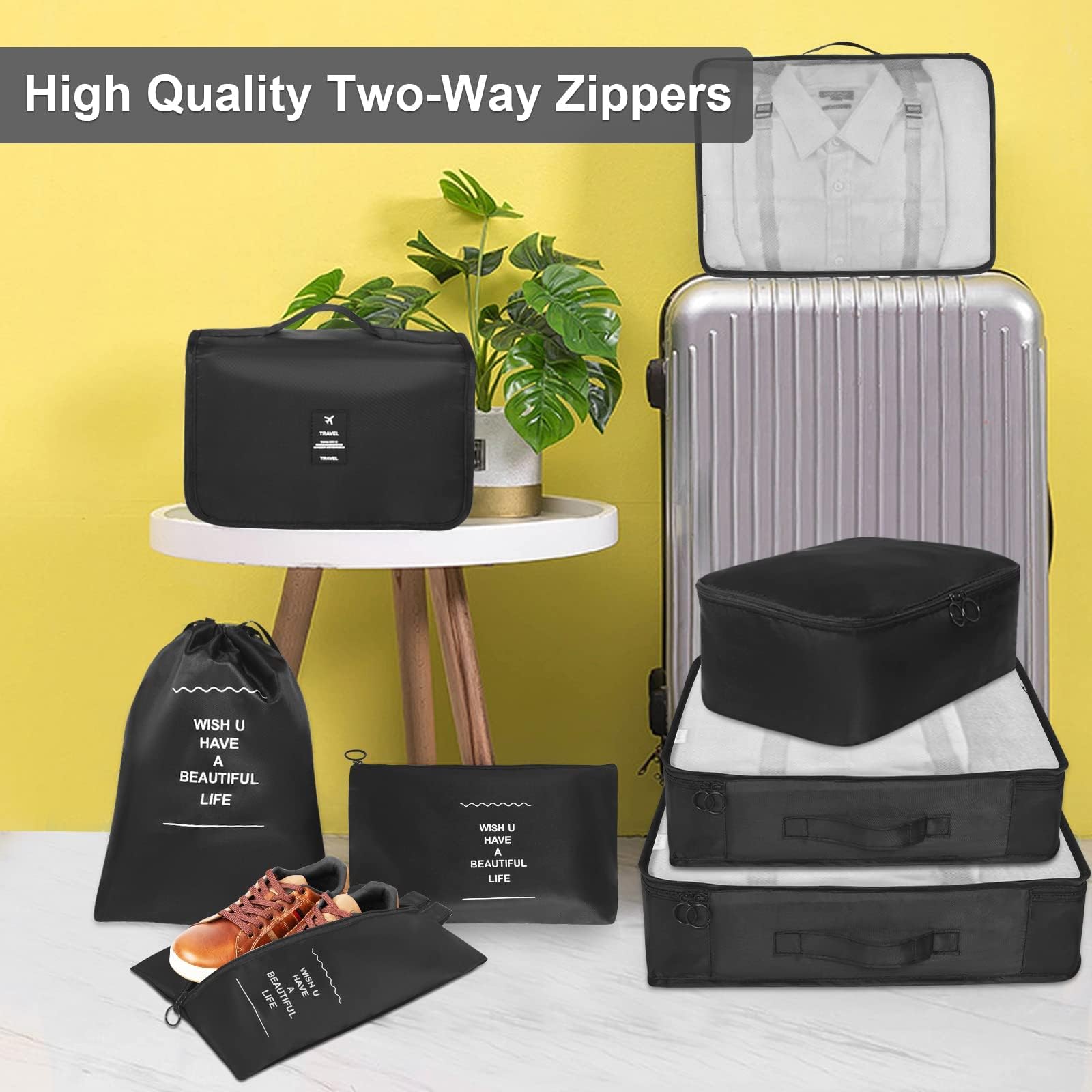 Housse à Chemise De Voyage - 36x26x5 Cm, Tissu Oxford Imperméable | Organisateur Valise Pour Tenues Professionnelles - 7