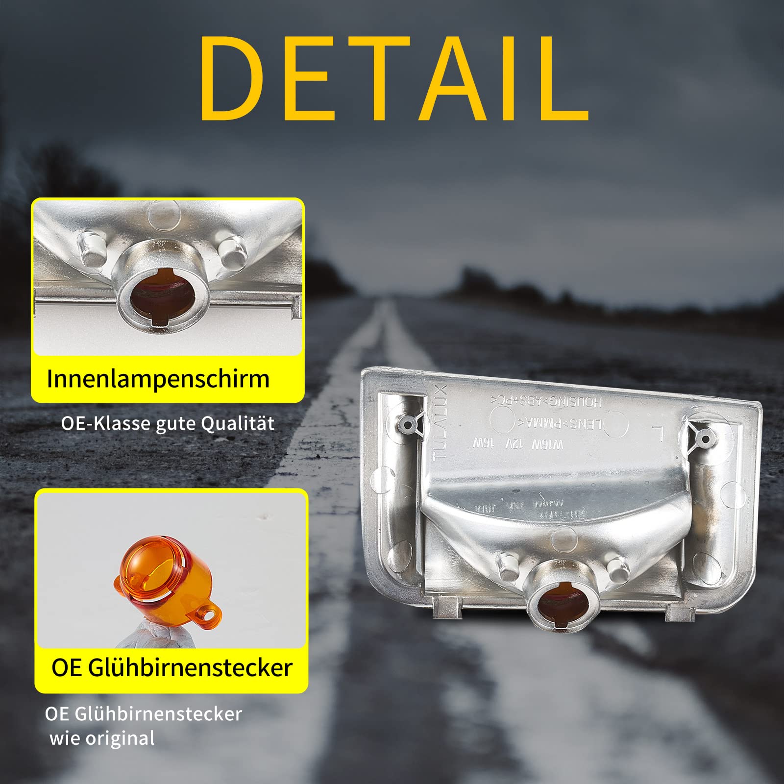 Indicatore di direzione per specchietto retrovisore esterno adatto per Fiat Ducato (250) 2006 UP Citroen Jumper 04/2006 UP PEUGET Boxer 2006 UP Un paio Trasparente