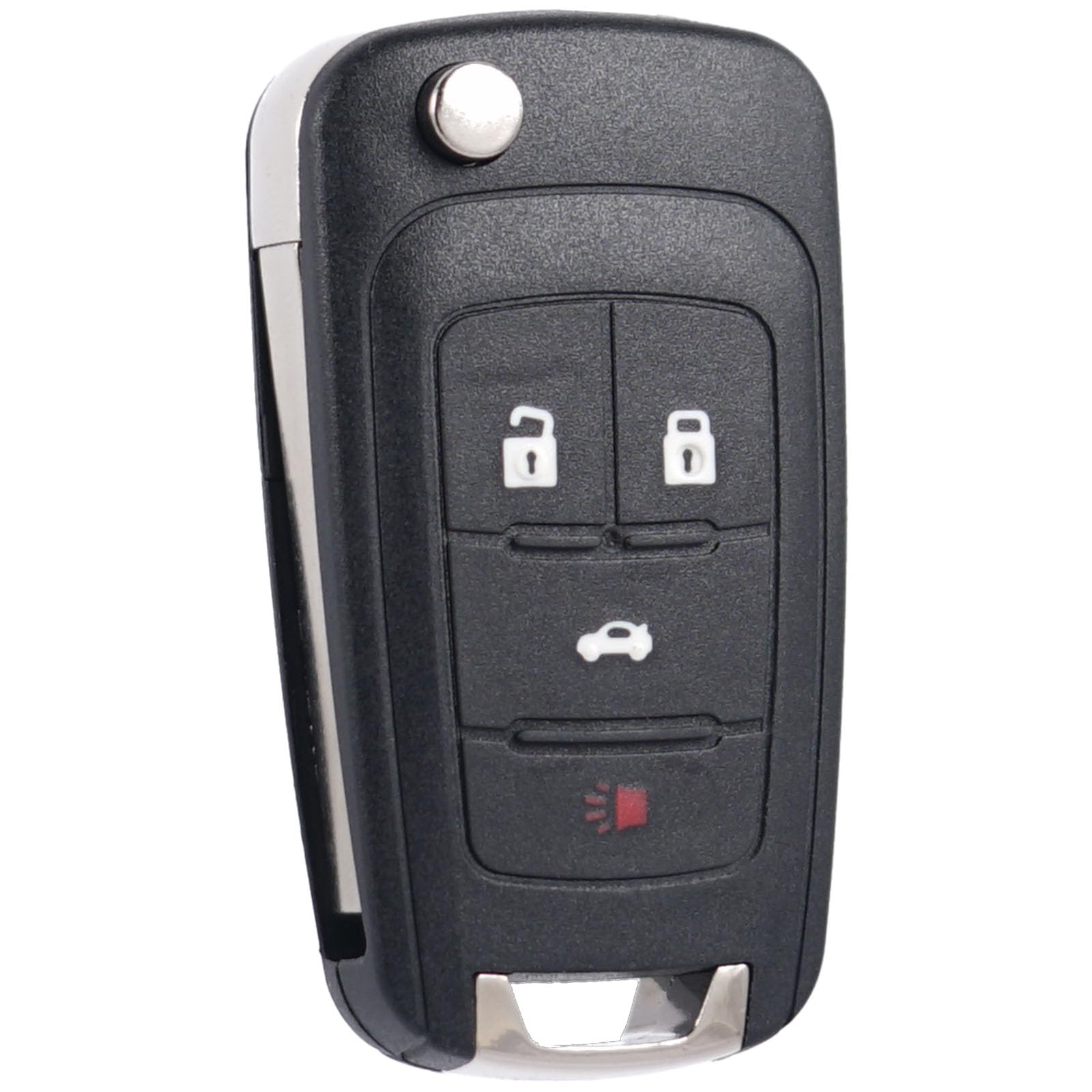 Keyless Entry Remote Control Car Key Fob Replacement for Buick Lacrosse Regal Verano Encore Allure Chevrolet Equinox Camaro Cruze Malibu Impala Sonic GMC Terrain 2010-2021 4 Buttons