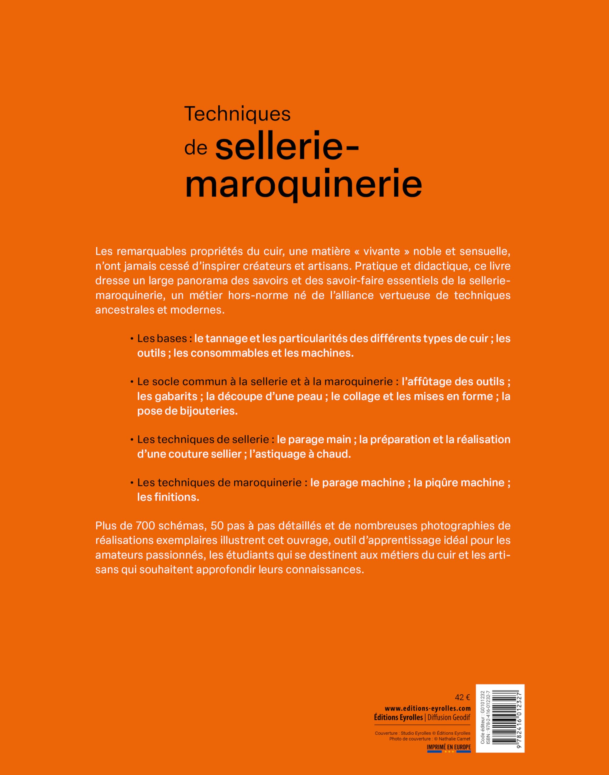 Techniques de sellerie-maroquinerie