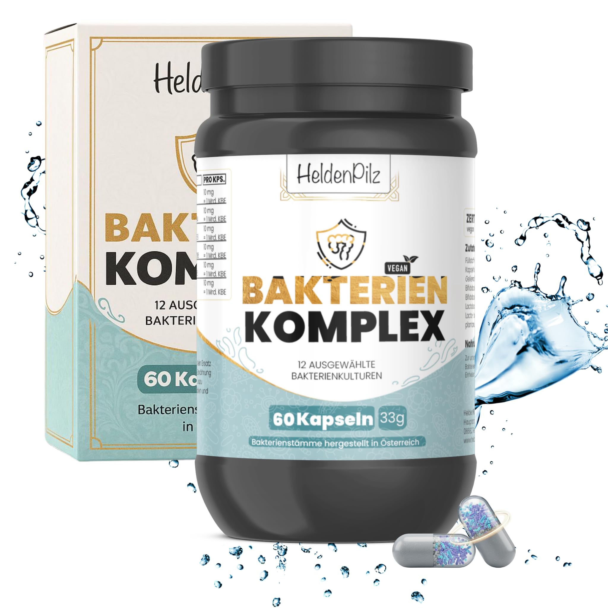 Wasserkefir Starterset- DIY Kefir Kit - Original Kefirpilz im Rundumsorglospaket mit aktiven Japankristallen - WACHSTUMSSTARKE Kefirkultur zum perfekten Start (Kefir Premium Set)