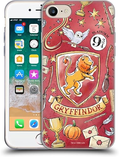 Vista 169 de Head Case Designs Funda de gel suave con licencia oficial de Harry Potter Slytherin, diseño de Reliquias de la Muerte XIII compatible con Apple