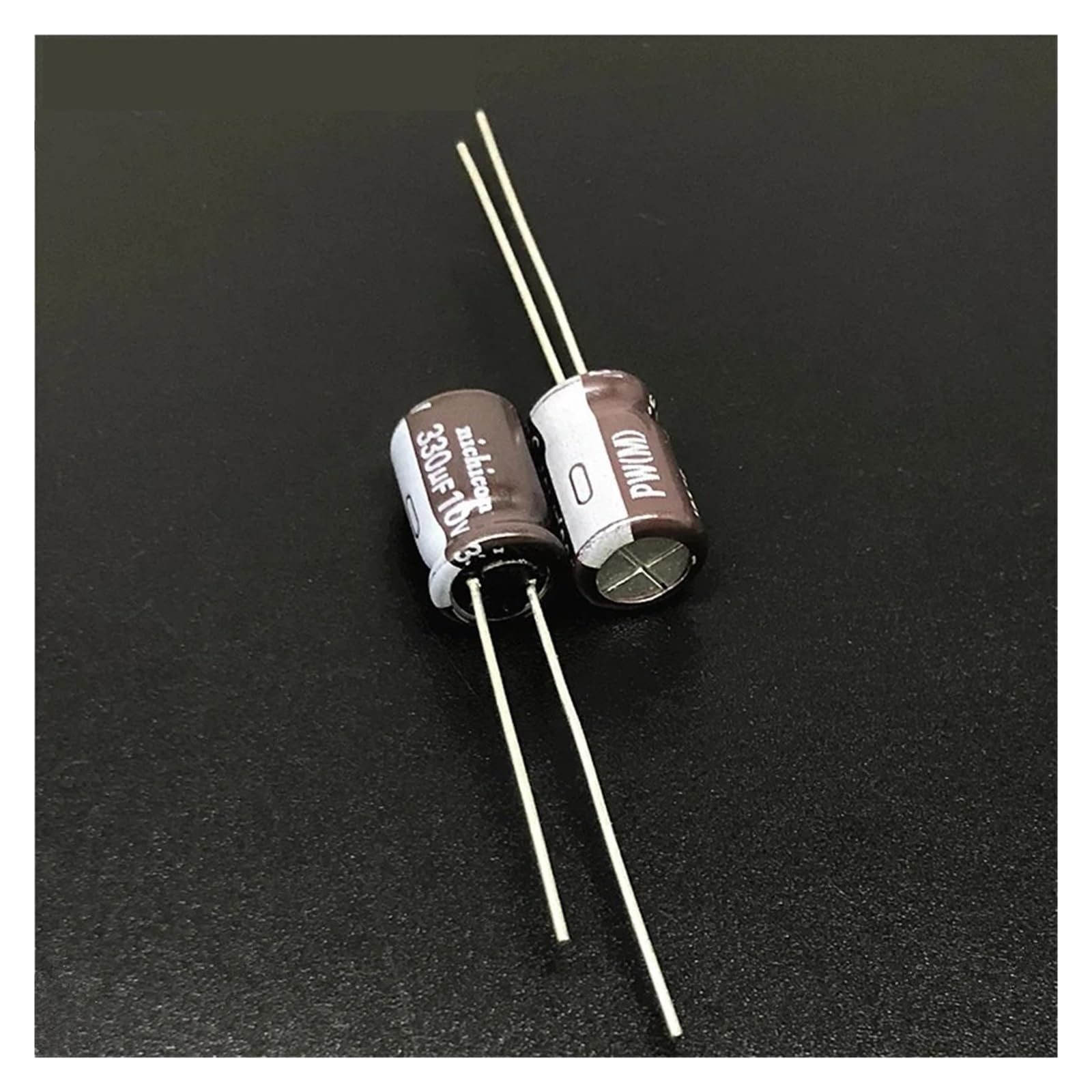 ICXLPMC 20pcs 330uF 10V 8x11.5mm Low Impedance 10V 330uF Aluminum Electrolytic capacitor