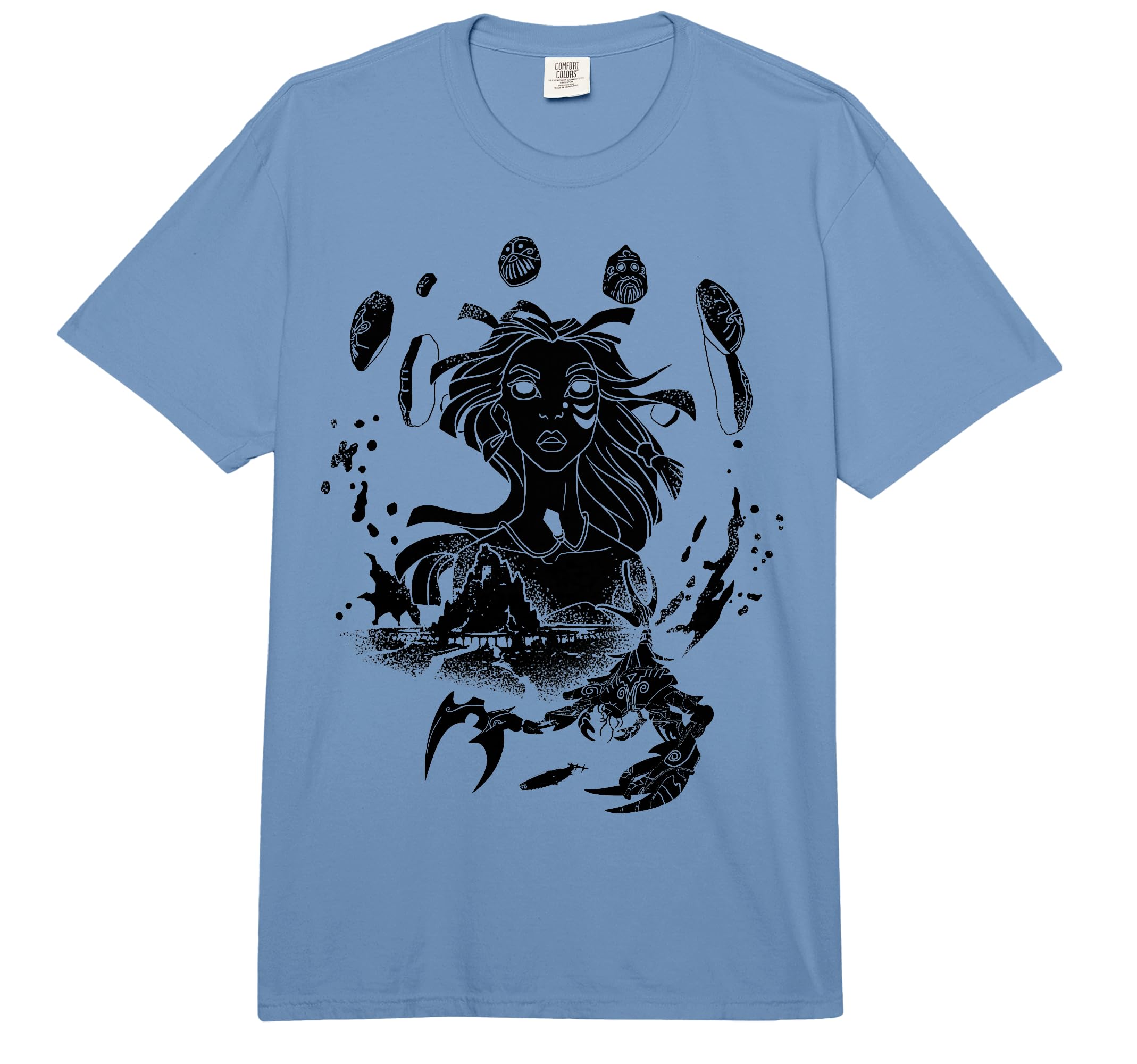 Disney Atlantis: The Lost Empire Kida Heart Of Atlantis Comfort Colors Adult Heavyweight T-shirt