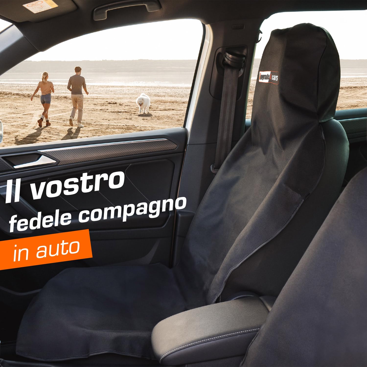 Coprisedile Universale Auto Anteriore Impermeabile Protezione Sedile Guidatore Singolo