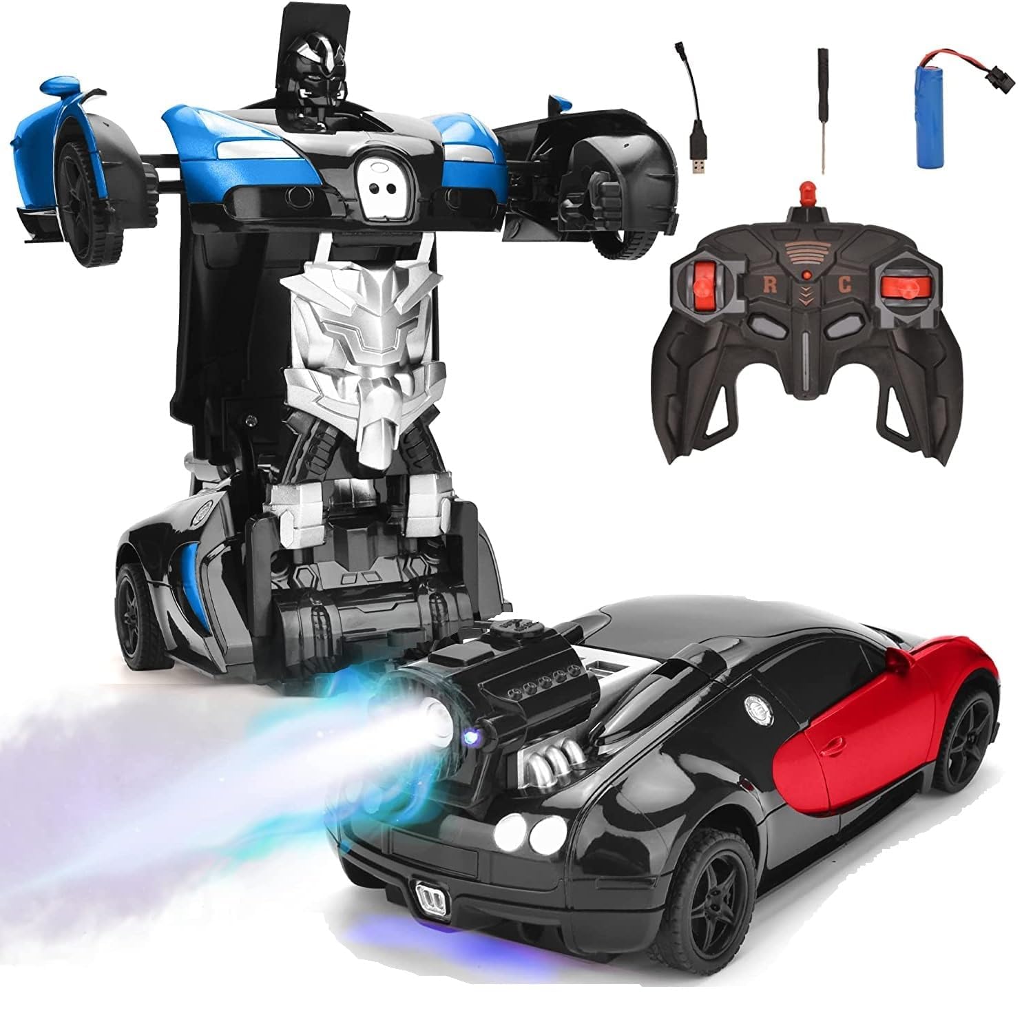 See full amazon price history chart for Amitasha Remote Control Transform Robot Car Toy with Booster Spray RC Car to Robot One Key Deformation High Speed Racing Car for Boys with Rechargeable Battery Amitasha Remote Control Transform Robot Car Toy with Booster Spray RC Car to Robot One Key Deformation High Speed Racing Car for Boys with Rechargeable Battery (B0DHCYRM8M) Amazon Price History, Amazon Price Tracker