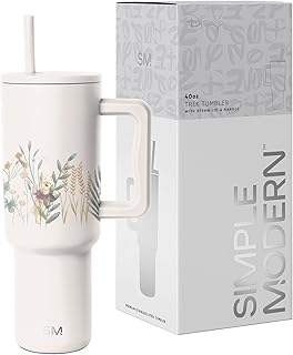 Simple Modern Disney 40 oz Tumbler with Handle & Straw Lid | Insulated S...