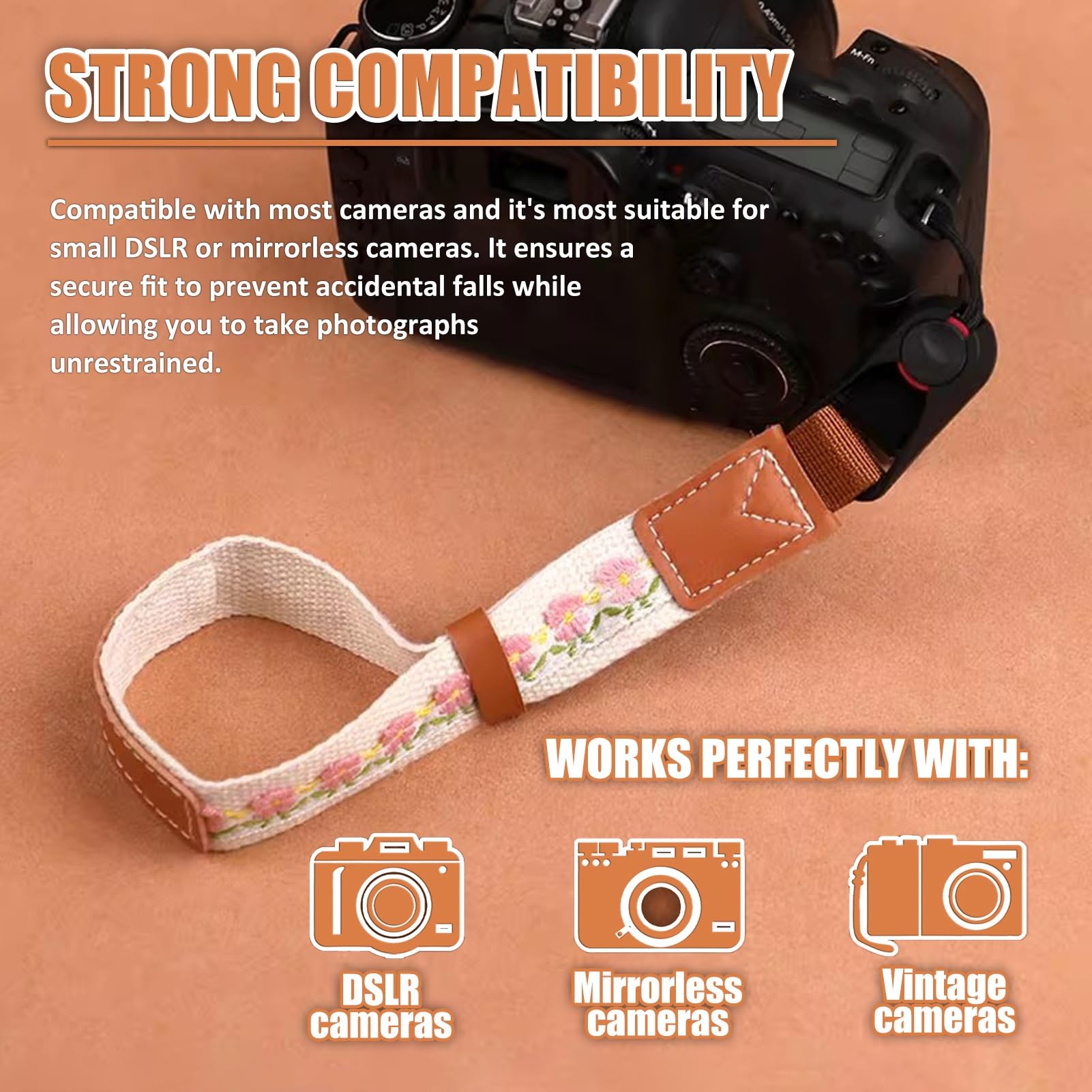 Cinghia leggera for fotocamera