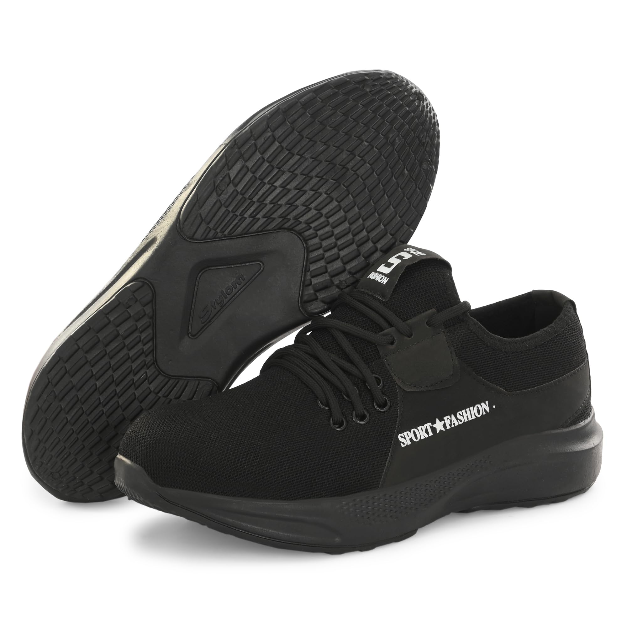 BERKINS Knitted Upper and Anti Skid Sole Steel Toe Fabric Safety Shoe (Grey, S1) (Black, Numeric_6) (B0CC9BQRQC) Amazon Price History, Amazon Price Tracker