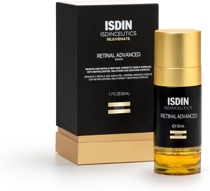 Isdinceutics Retinal Advanced Rejuvenating Night Serum, 1.7 fl oz | With Retinal & Melatonin, Reduces Wrinkles & Renews Skin, Suitable for Sensitive Skin, Dermatologist Recommended
