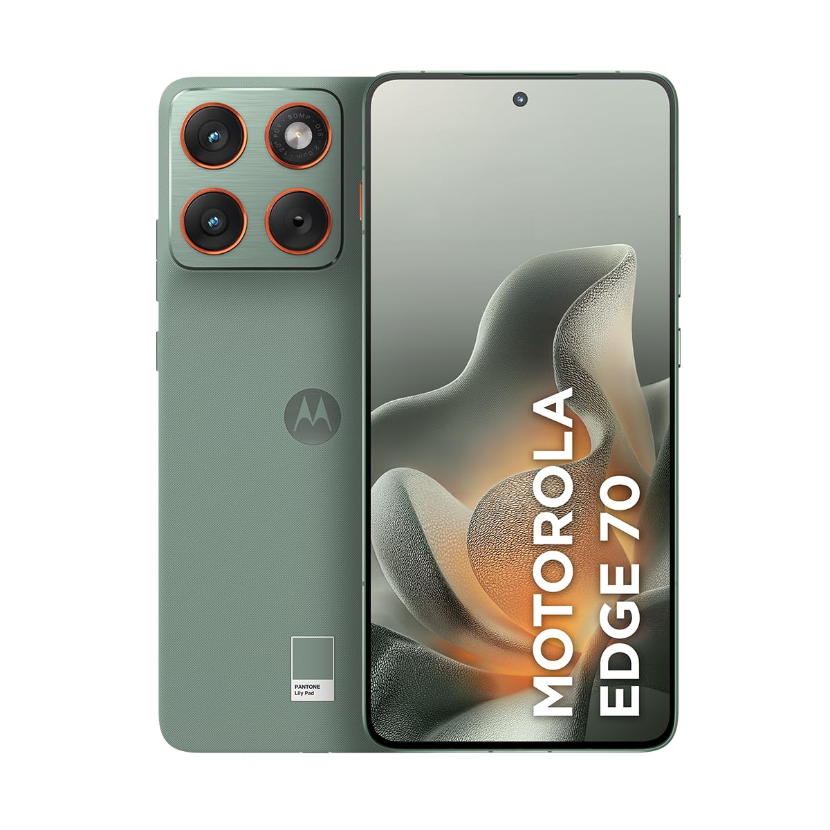 Smartphone Motorola Edge 70 5G - 256GB 24GB (8GB RAM + 16GB RAM Boost), Ultrafino, 3 cameras 50MP, Tela 1.5K extreme Amoled 120hz - Lily Pad