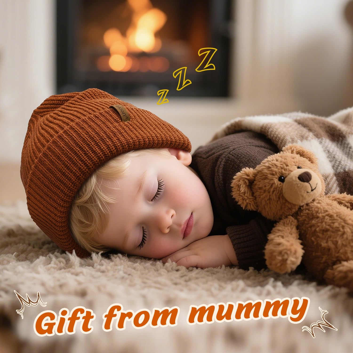 DANMY Infant Toddler Beanie Kint Hat Baby Boys Girls Beanies Kids Winter Hats Knit Children Warm Hat Caps