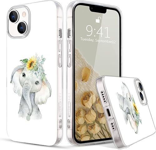 JOYLAND Qiusuo - Funda compatible con iPhone 11, funda protectora de poliuretano termoplástico transparente a prueba de golpes, diseño de moda y