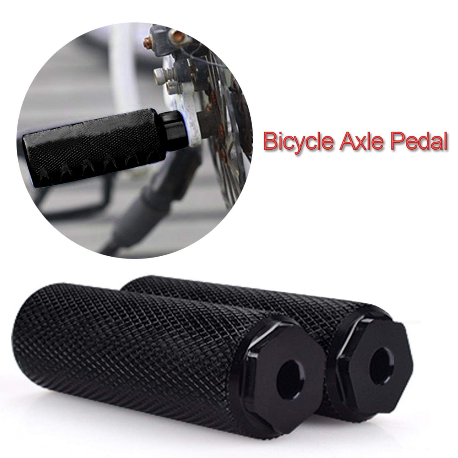 超小径自転車　リヤ左右ハブステップ付き Amazon.co.jp: Biystar 自転車 バックステップ 汎用 ステップ