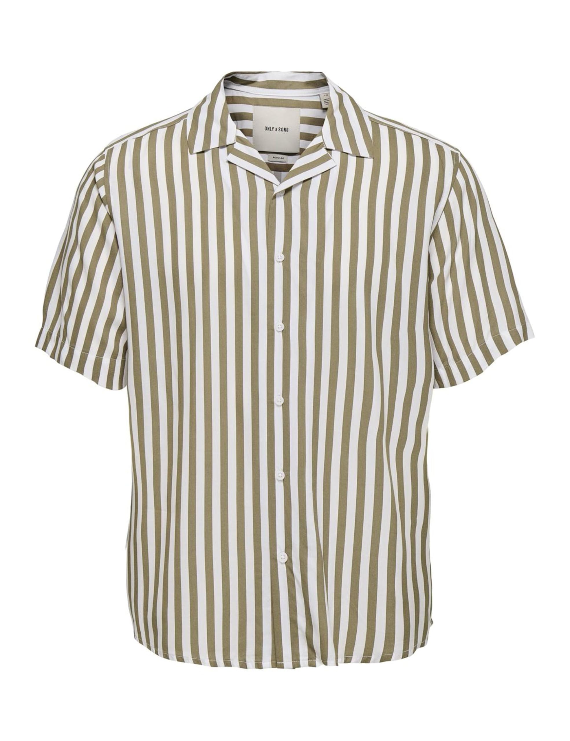 ONLY & SONS Men's Onswayne Life SS Viscose Shirt Noos Shirt, Chinchilla, XXL