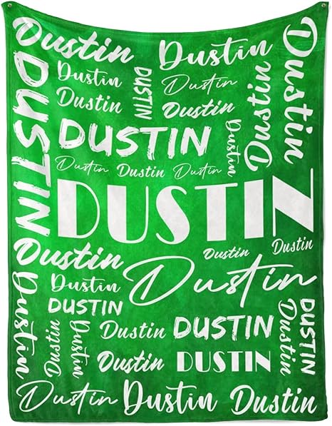 Name Blanket Personalized Name Blanket Customized Blanket with Name Text for Adult Kid Birthday Christmas Mothers Fathers Valentines Day Gift