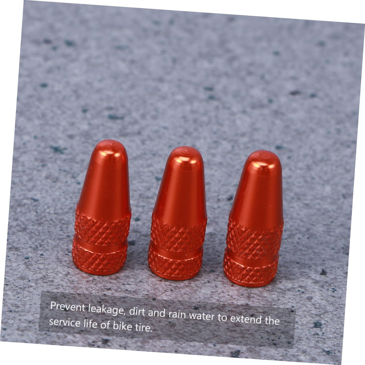 KOMBIUDA 12pcs Bike Valve Caps French Design Lightweight Easy to Install Prevents Leakage Dirt for Road Bike Tires