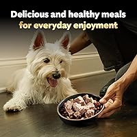 Vista 9 de Cesar - Paquete variado de comida húmeda para perros en trocitos en salsa, pan con salsa clásico con sabor a churrasco y pollo a la parrilla, 3.5