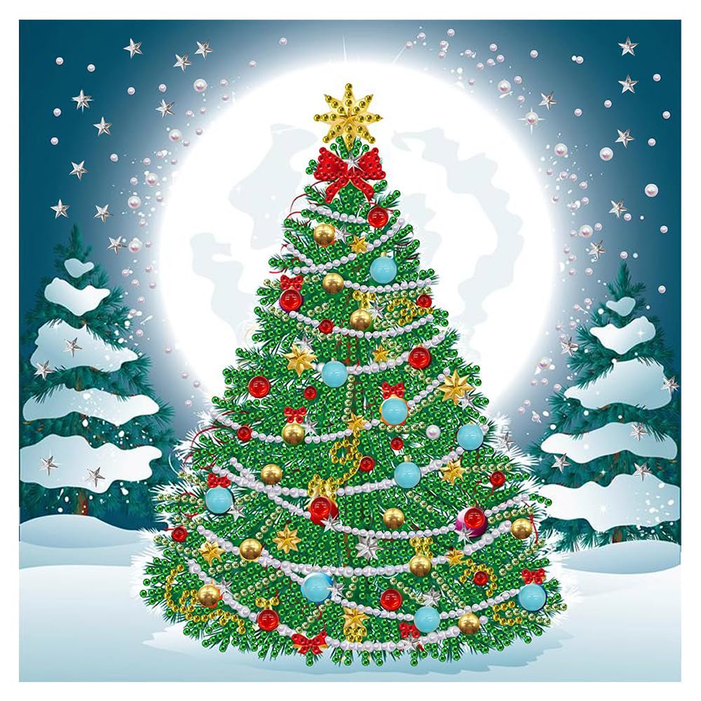 Amazon.co.jp: LEADINTOP ダイヤモンドアート クリスマス ツリー