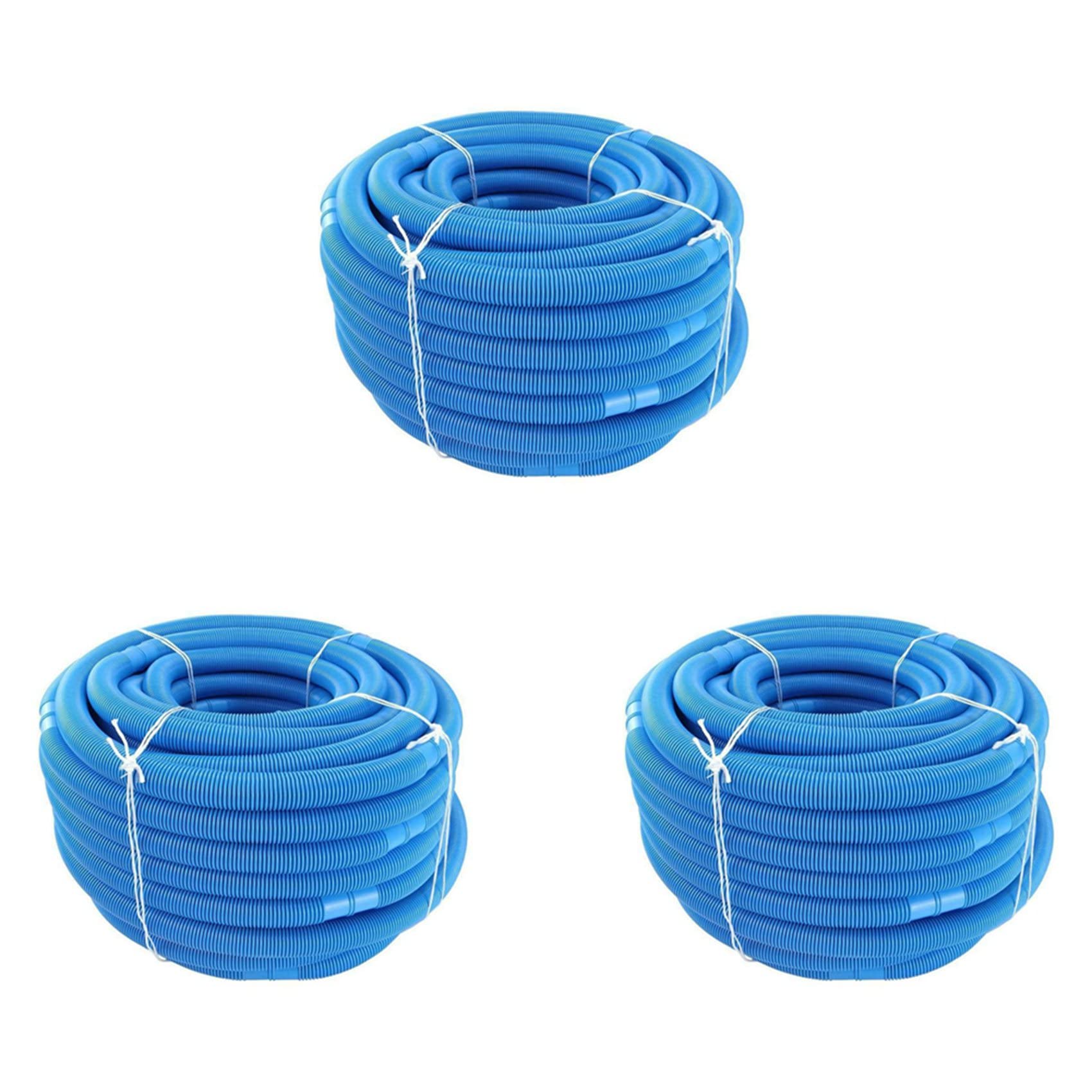Hndhbfgrt Blue 3Pcs 6. Swimming Pool Vacuum Cleaner Hose Suction Swimming Replacement Pipe Pool Cleaner Tool Swimming Pool Cleaning