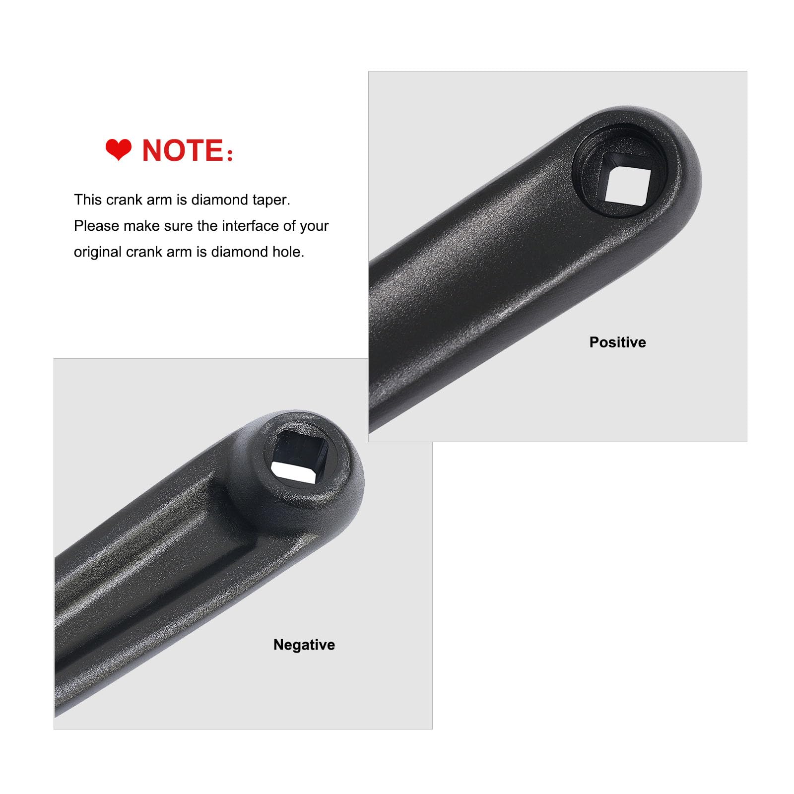 1 paio di pedivelle per bicicletta, 170 mm, per bicicletta elettrica, per 8FUN BBS01 BBS02 BBS01B BBS02B BBSHD Mid Drive Motor Ebike accessorio di ricambio