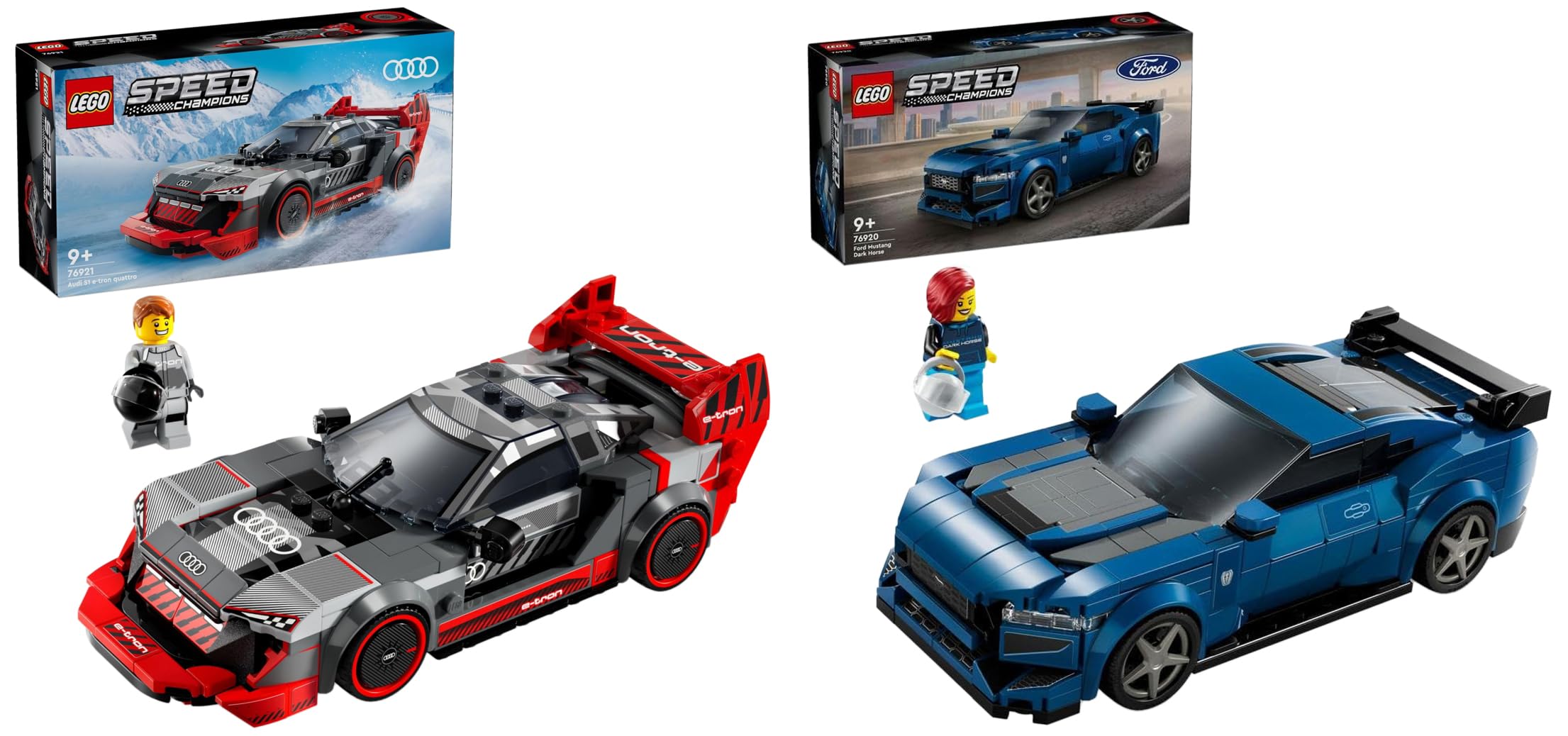 LEGO Speed Champions Ford Mustang Dark Horse Sports Car Toy Set