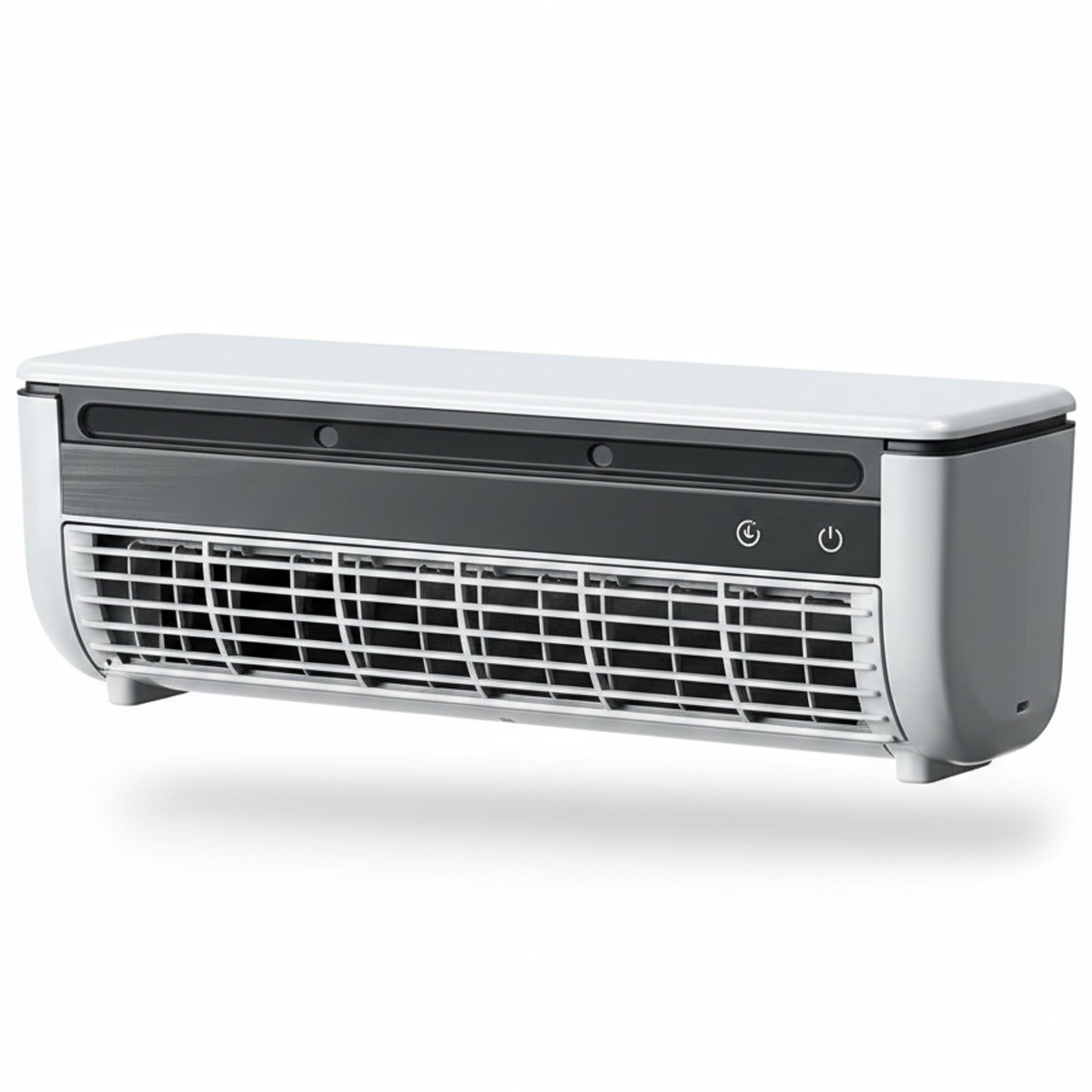 AwnsIMfreien Air Conditioning Fan, Mini Air Conditioner & Conditioning Fan No-Drill Wall-Mounted Mist Cooler, Rechargeable 6000mAh, White