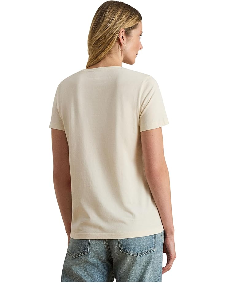 Lauren Ralph Lauren Beaded-Crest Cotton Jersey Tee - #2 of 4