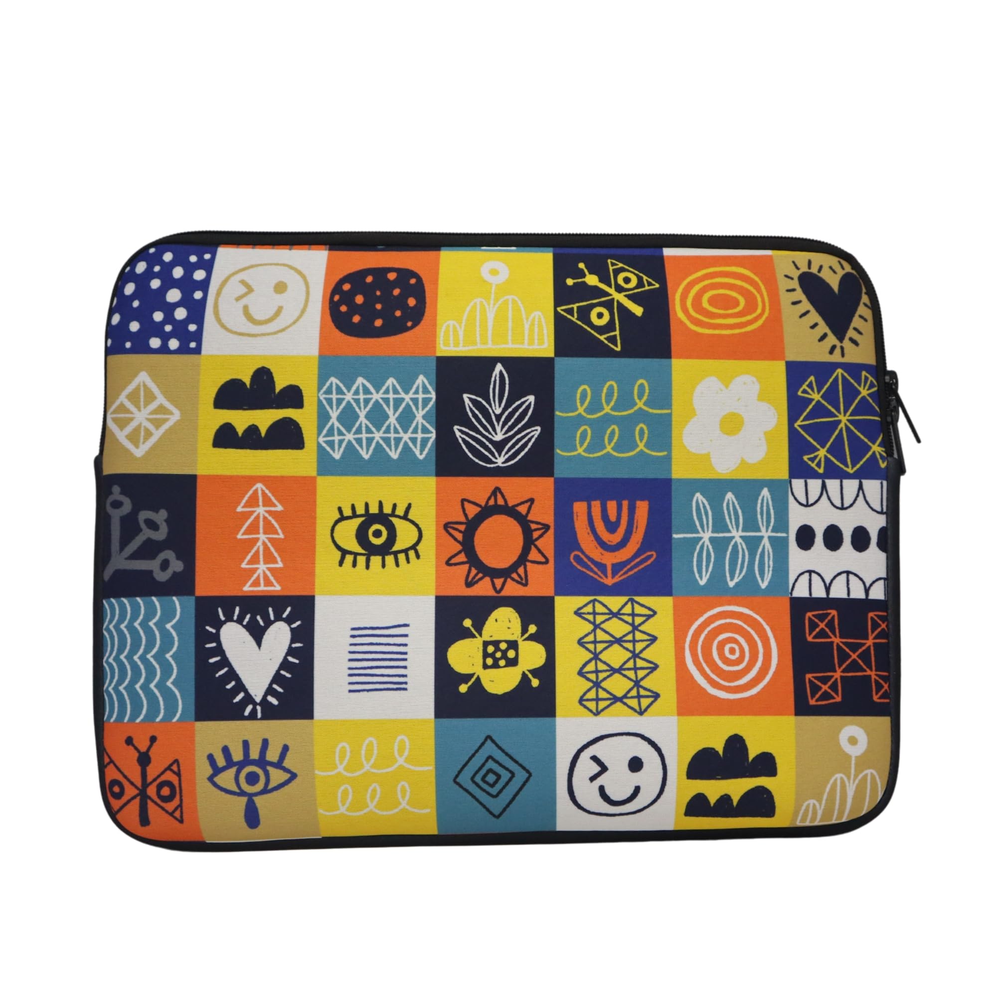 Tediline Laptop Sleeve 15.6 Inch- Printed Abstract Design, Thick Protective Neoprene Material Cover - Lightweight, Durable, and Stylish Laptop Case for Laptops, MacBook, and Accessories