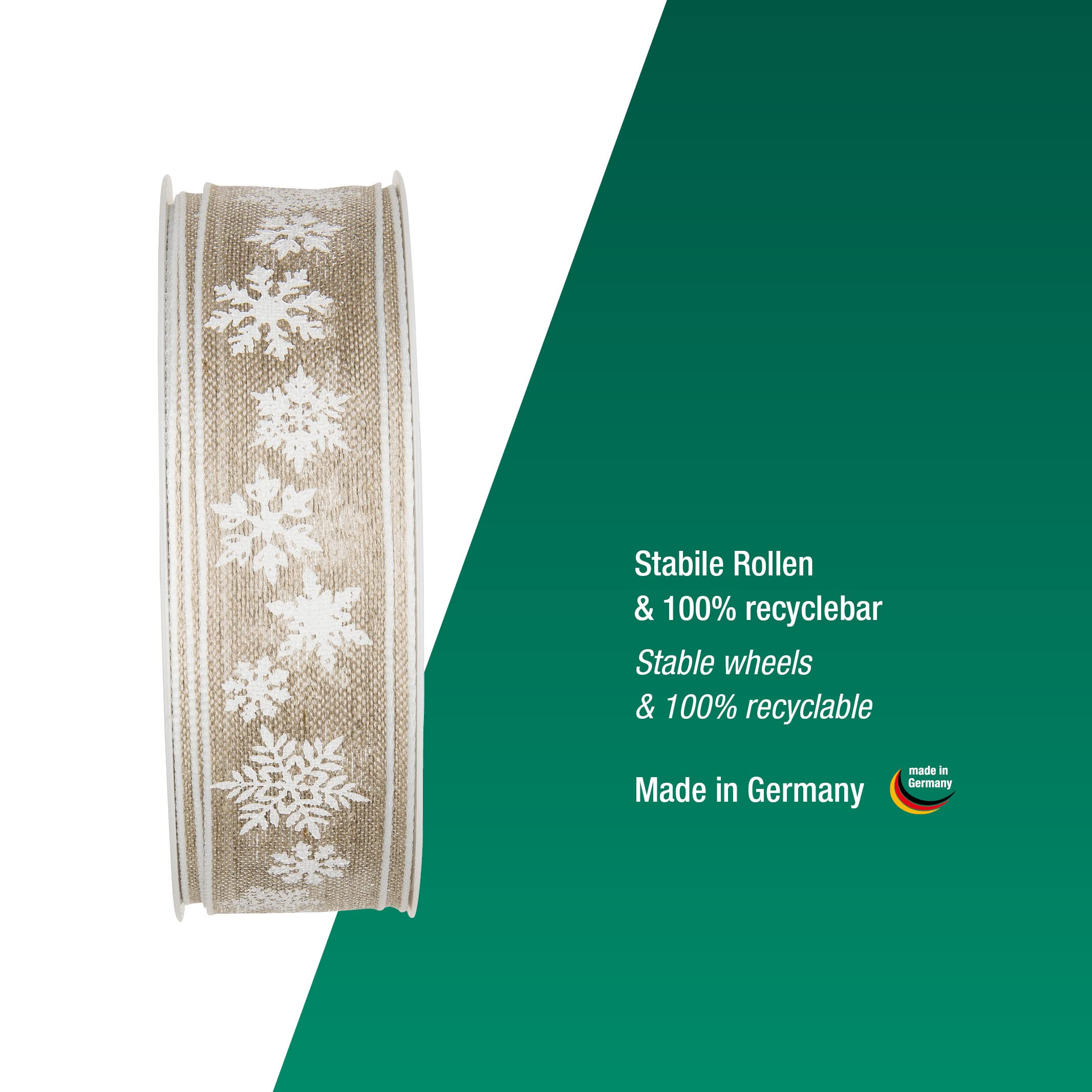 Cinta Decorativa De 20 M X 15 Mm De Algodón, Color Rojo Y Blanco, Sostenible, Biodegradable, Cinta De Lazo Para Navidad, Invierno, Estrellas, Brillo Brillante