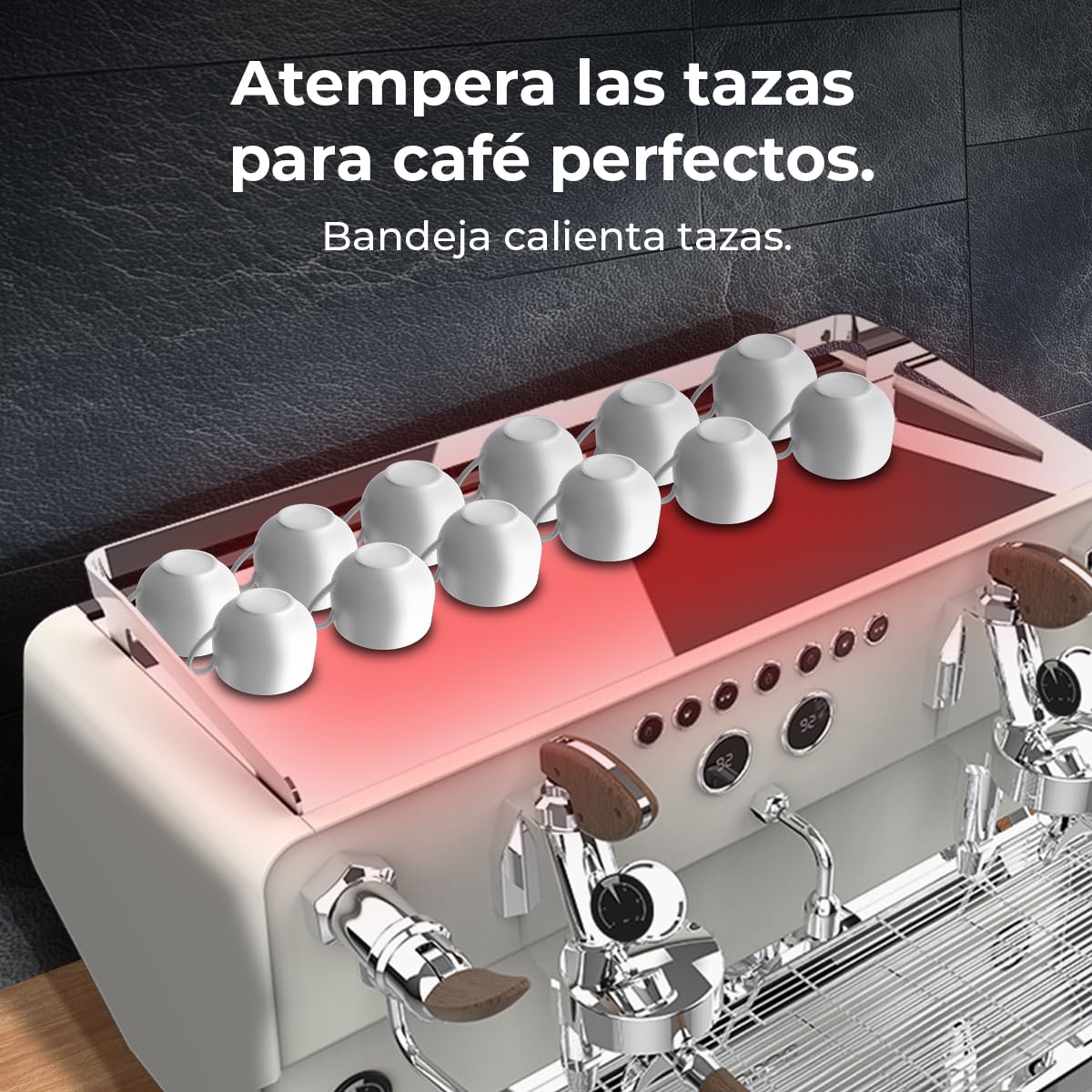 Cecotec Machine a Café Expresso Professionnelle Barista Baristeo Gastro. Pré-Infusion Réglable Pour Crème Parfaite, Pompe Rotative 9 Bars, Porte-Filtre 58 Mm, Chaudière Inox 10,5 L, Affichage PID