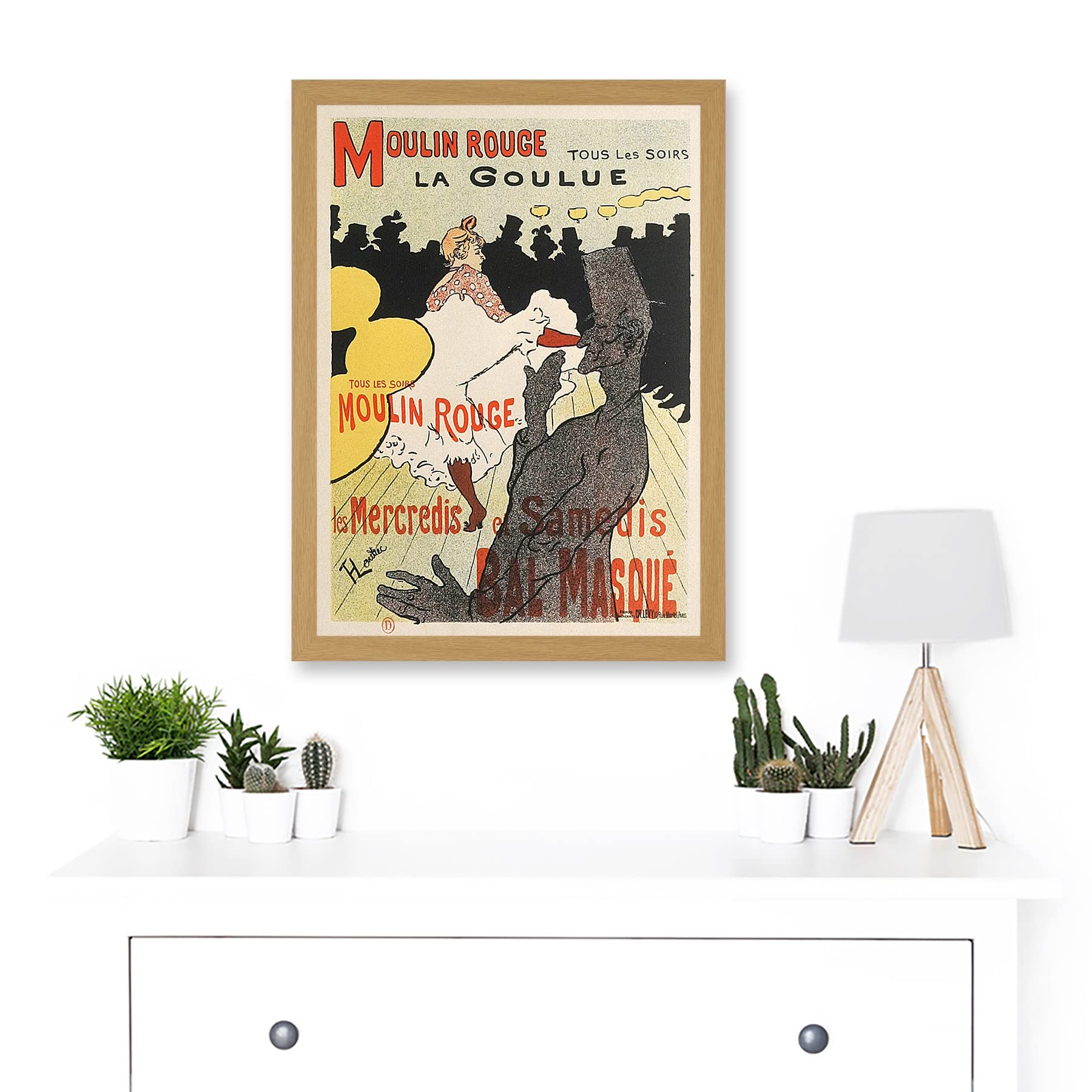 Amazon.co.jp: Toulouse-Lautrec Dancer La Goulue Moulin Rouge