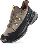 FitVille Extra Wide Sneakers for Men Slip-on Shoes for Men Soft Comfortable Mens Wide Running Shoe Slip Resistant Hiking Walking Shoes with Arch Support & Wide Toe Box - Lugmax V5