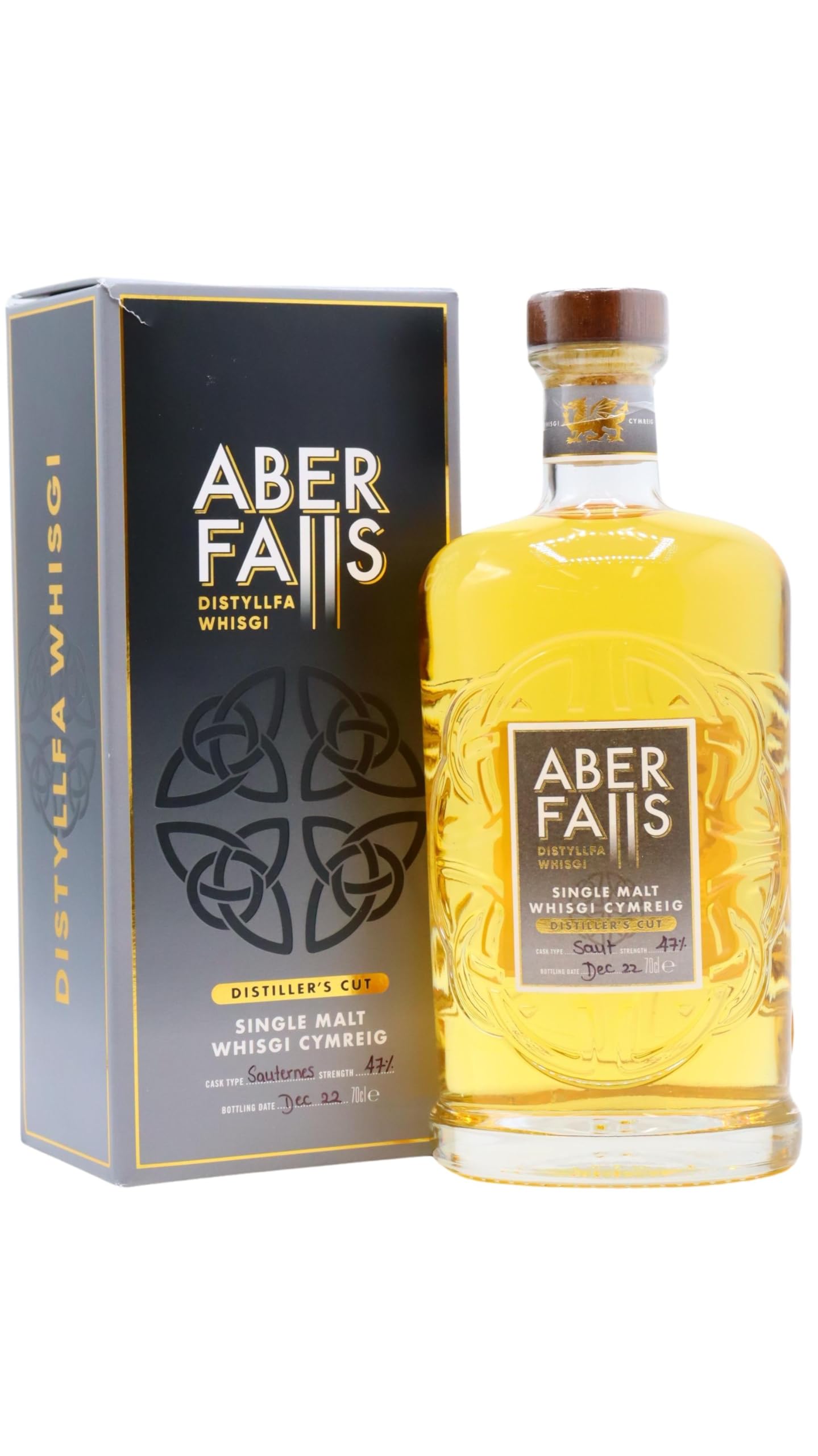 Aber Falls - Sauternes Cask Finish Welsh Single Malt - Whisky 70cl 47% ABV