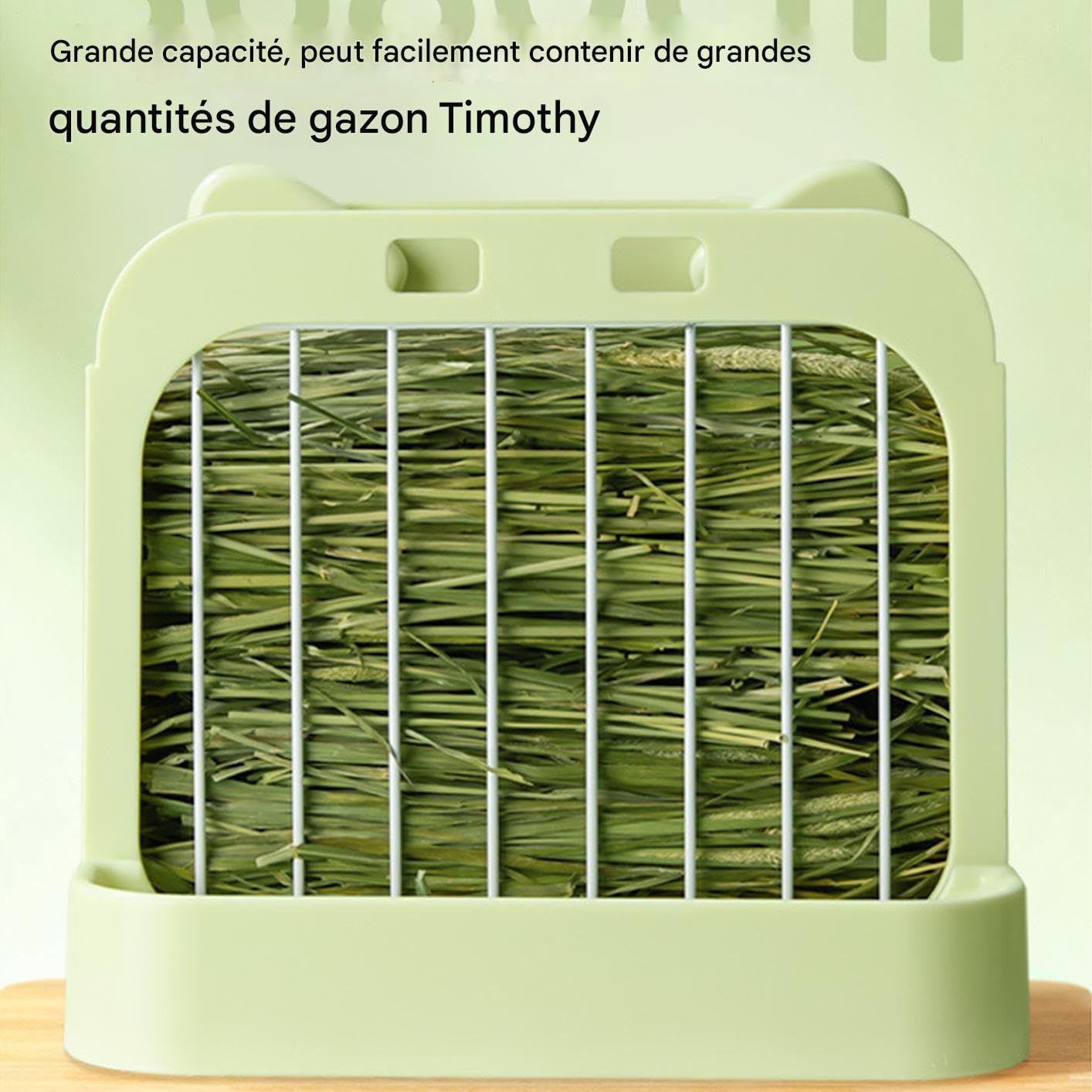Râtelier à Foin pour Lapin Distributeur d' | Grande Capacité Support à Foin pour Petit Animal pour Chinchilla Hamster Gerbille Rongeur et Sugar Glider