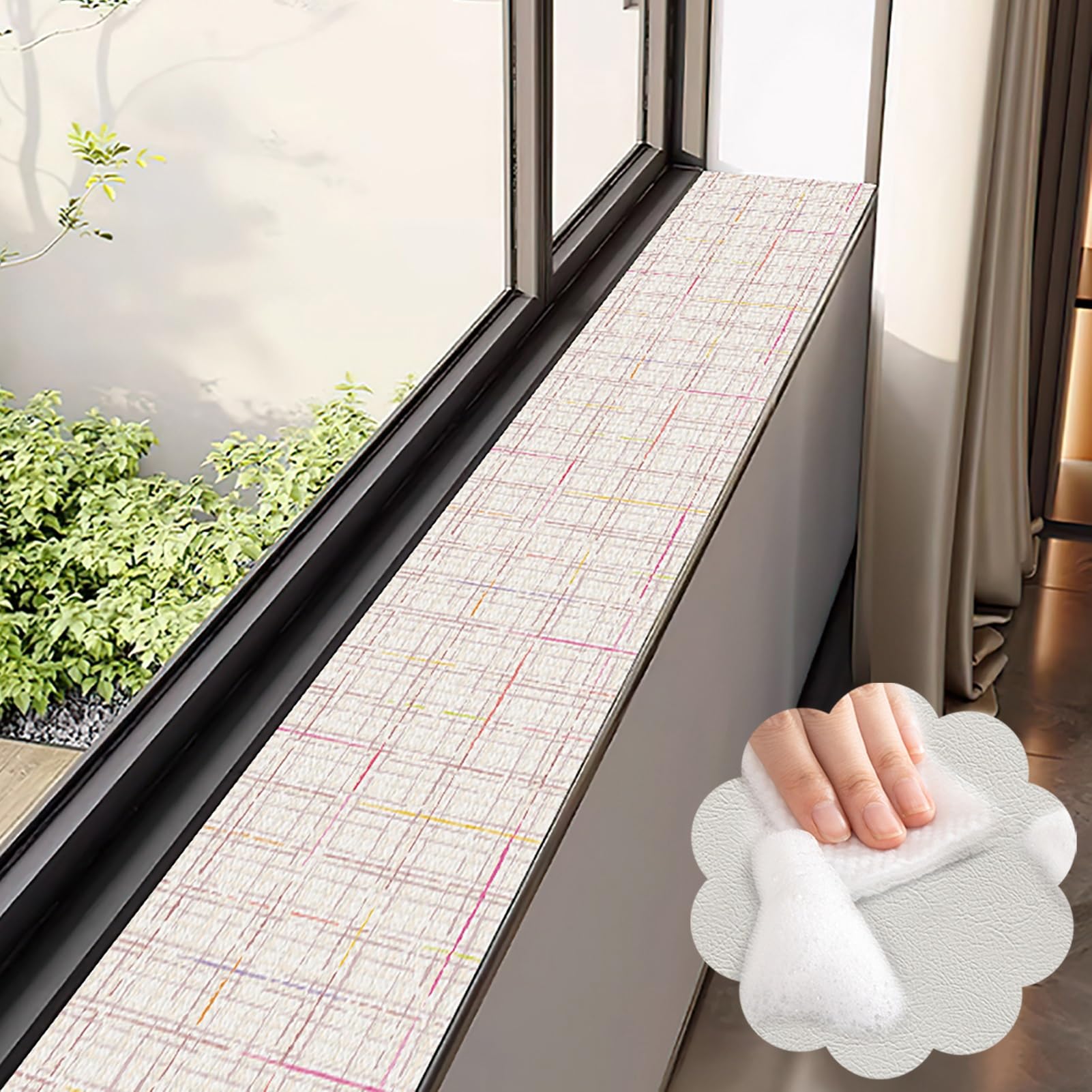 Tapete texturizado fácil de limpiar, ideal para lucir con cubierta LED