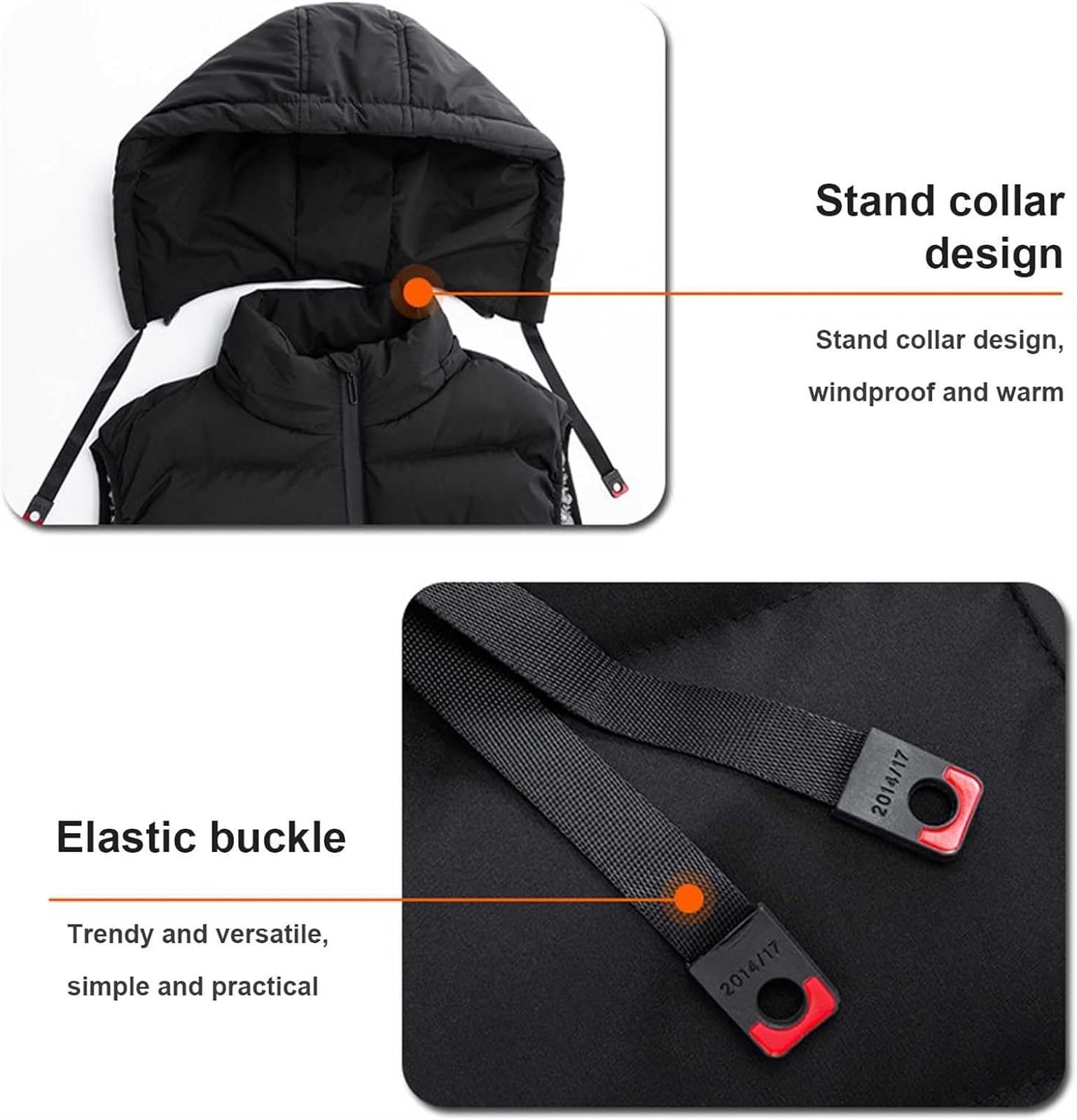 ALKANI Chaleco Calefactor Infrarrojo, Ropa con CalefaccióN EléCtrica USB, Chaleco Calefactable Ligero de Invierno, para Diversas Actividades al Aire Libre (Color : Black, Size : M-Medium)