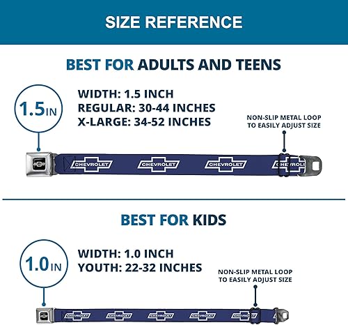 Miniatura 7 de Buckle-Down Cinturón de seguridad para hombre Chevy Wch043