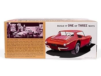 Amazon.com: AMT Shelby Cobra 289 1:25 Scale Model Kit : Arts