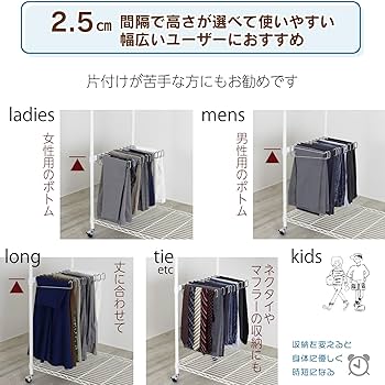 システムラック　ハンガーラック Amazon｜川口工器 スチールラック 取付け専用 スラックス