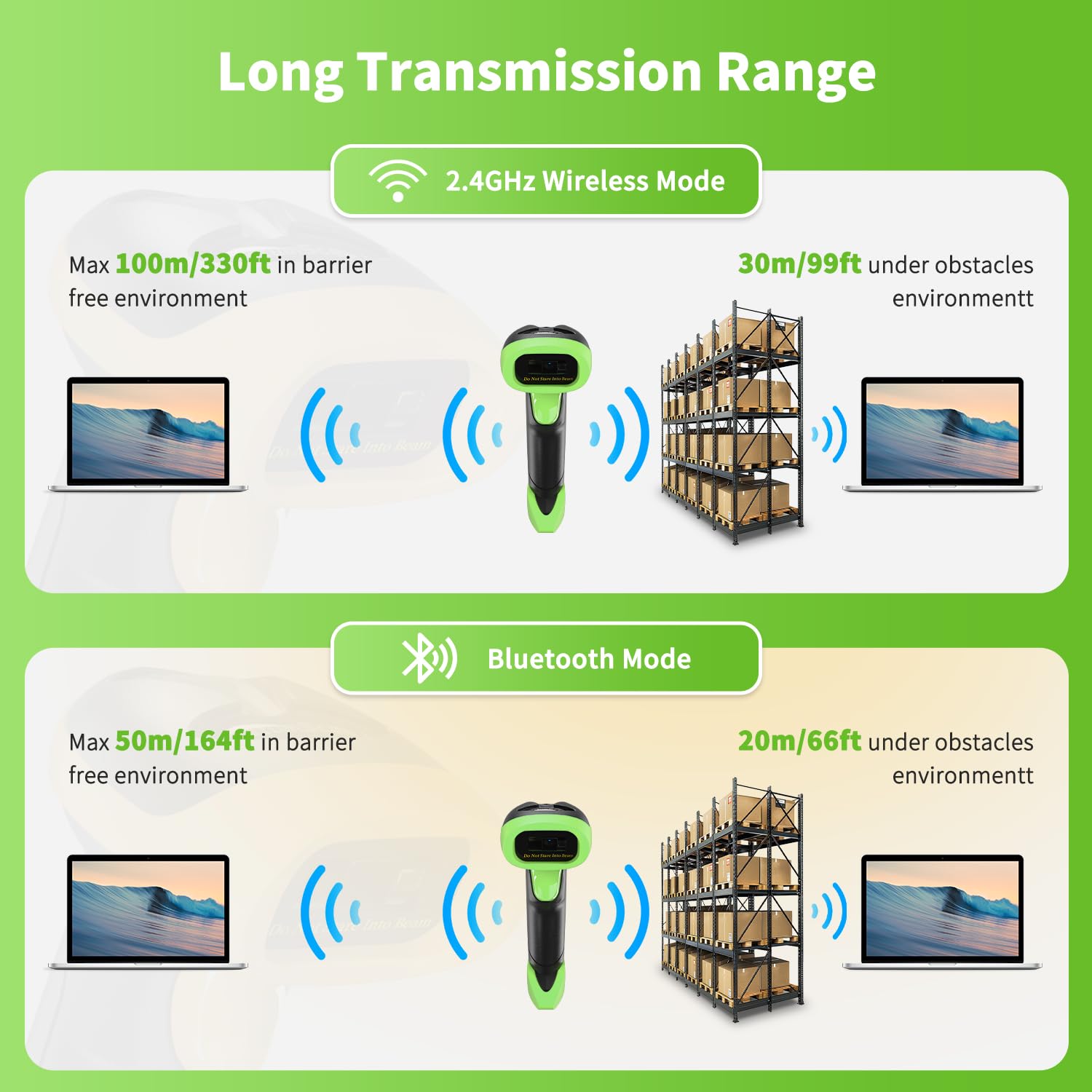NetumScan USB bezprzewodowy skaner kodów kreskowych Bluetooth 1D 2D QR ręczny czytnik kodów kreskowych kompatybilny z komputerem do systemu POS, supermarketu, magazynu, sklepu detalicznego NSL8BL Pro