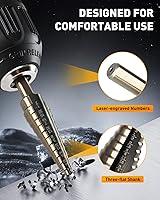 Vista 14 de COMOWARE HSS - Broca escalonada de titanio.