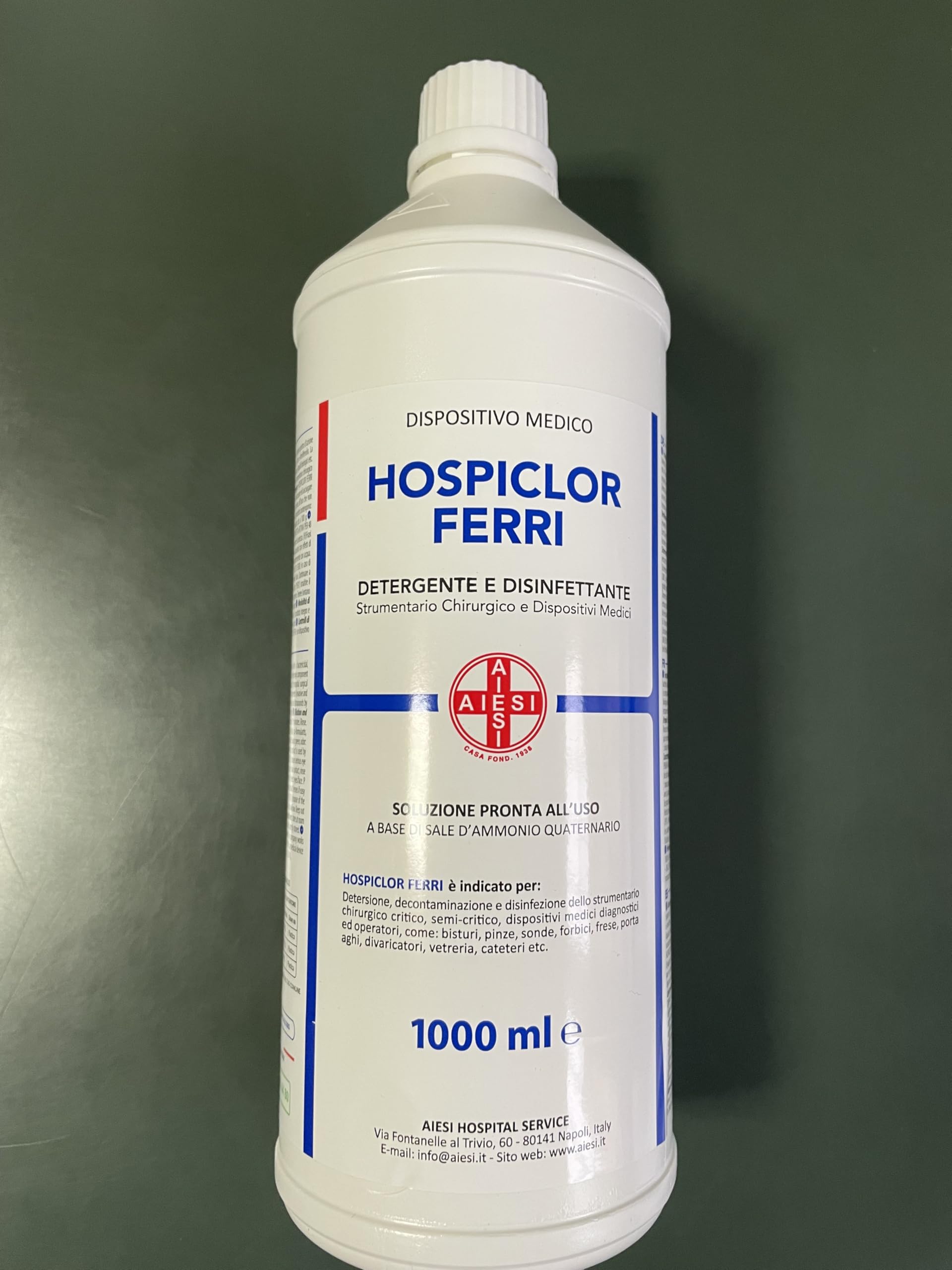 BACTISINE Disinfettante Alcolico Per Ferri E Strumenti Medici - 1000ml PHARMA TRADE