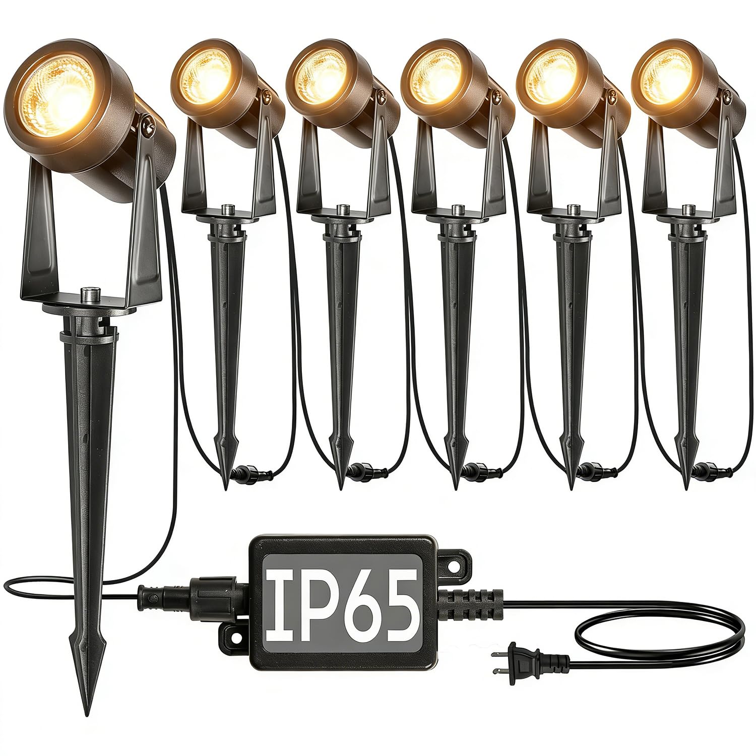 Photo 1 of SUNTHIN 6 Pack LED Landscape Spotlights